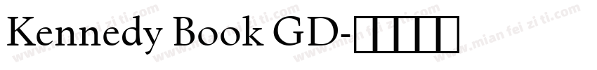 Kennedy Book GD字体转换
